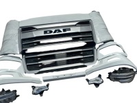 Daf xg xg+ капот решётка радиатора ветровик решётка радиатора фара лампа бампер противотуманная фара Оригинал, фото thumb