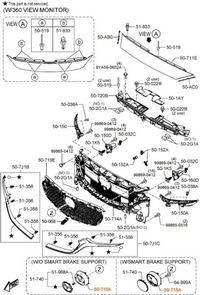 фото thumb №2, Основа емблема решітка pod радар mazda 6 gj 2018-2022 оригінал