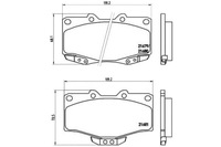 фото thumb №1, Brembo тормозные колодки тормозные toyota 4 runner 3.4 4wd k