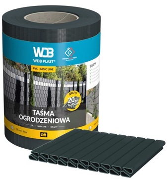 ЛЕНТА ДЛЯ ЗАБОРА WDB BASIC 19x35 АНТРАЦИТ ГРАФИТ