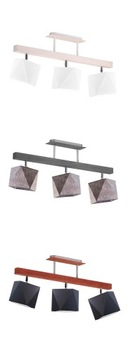 Lampa plafon sufitowy do salonu AVADO P3 abażurLED
