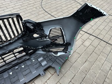 фото thumb №9, Volvo xc60 ii рестайлинг 22-25 бампер переднее комплектный надпись радар 614