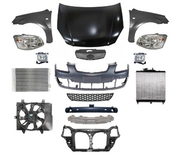 фото thumb №1, Rio 04-11 перед капот бампер pas крило лампа