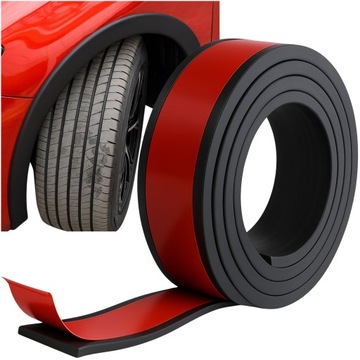 фото thumb №1, Планка samoprzylepna защита колёсная арка крыльев защита rantów широкая 1,5 m