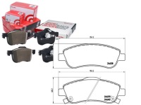 фото thumb №1, Гальмівні колодки гальмівні honda cr-v iii 2.2 i-dtec 4wd re