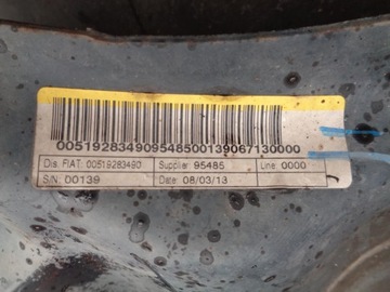 фото thumb №9, Тележка подрамник траверса fiat panda 3 iii 4x4 2012- переднее