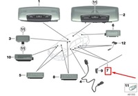 фото thumb №10, Bmw 4 f32, f82 шланг optyczny дверь передних левых 63319248665 9248665