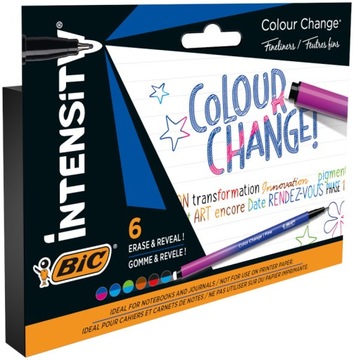 НАБОР BIC ДЛЯ МЕНЯЮЩЕГО ЦВЕТ ОТДЕЛКИ ЛАСТИК ДЛЯ ДЕТЕЙ x6
