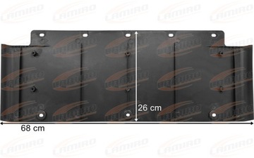 КРЫЛО MAN TGX TGS TGA ЗАДНЕЕ 684x217MM