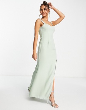 LUX Bridesmaid Шифоновое платье макси L