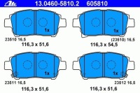 Тормозные колодки тормозные toyota yaris 99- +abs Цена, фото thumb