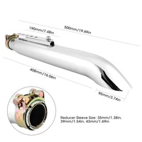 фото thumb №13, Универсальная труба выхлопная motocykla retro