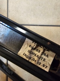 фото thumb №6, Молдинг крыша 8n8853706a 8n8853705a audi tt 8n eu 98'