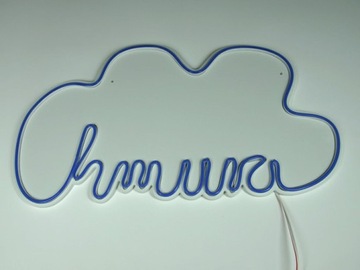 NCLOUVER НЕОНОВЫЕ СВЕТОДИОДНЫЕ ОБЛАКА СИМВОЛ 500x256мм