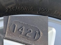 фото thumb №16, Chrysler town country dodge grand caravan 11-  алюмінієві диски диски 16' з шинами