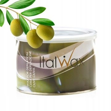 ItalWax Оливковый эфирный воск в банке РАЗГЛАЖИВАНИЕ КОЖИ