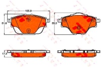 фото thumb №1, Trw тормозные колодки тормозные citroen c4 grand picasso ii 1