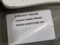 фото thumb №7, Renault kadjar петля капота правое перед 654002708r