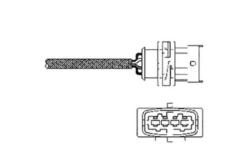 фото thumb №2, Лямбда-зонд opel astra zafira 1.6 delphi es10789-12b1 лямбда-зонд