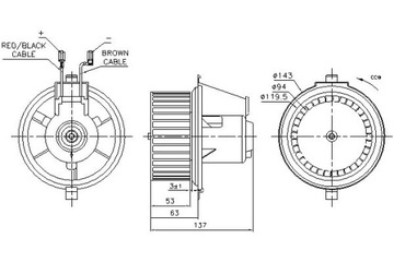 фото thumb №2, Повітродувка seat toledo i vw corrado golf ii jetta ii