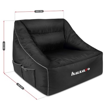Игровой пуф FOR GAMERS XXL CHAIR Huzaro Winner 5.0 Black