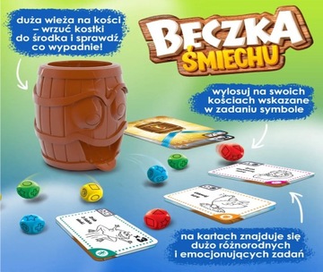 СЕМЕЙНАЯ НАСТОЛЬНАЯ ИГРА ДЛЯ ДЕТЕЙ «БОЧКА СМЕХА»