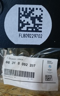 Купить Bmw 8 g14 g15 g16 крепеж кронштейн датчика радара передок  66318092297, фото thumb