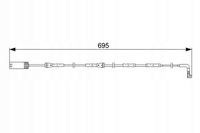 фото thumb №15, Bosch датчик колодки. гальмівний. bmw 3 e90 05- перед