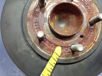 фото thumb №4, Ford puma mk2 1.0b барабан гальмівний ступиця задня ліва