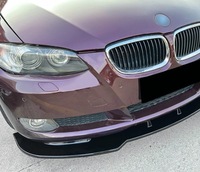 фото thumb №9, Bmw e92 e93 2006-2013 чорний блиск накладка спліттер бампера звичайного