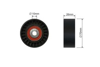 фото thumb №1, Ролик ремень многоручейковый ford mondeo galaxy smax land rover freelander 2