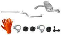 Купити Seat altea 2.0 tdi 2005-2011 труба середня + гасник кінцевий, фото thumb