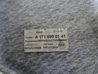 фото thumb №3, Обивка багажника коврик mercedes r171 slk