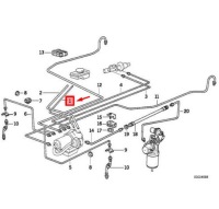 Пабтрубок  управляющий сцеплением bmw 6 e24 35006857512 оригинальный Недорого, фото thumb