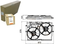фото thumb №1, Behr hella вентилятор радіатора з корпус fiat d