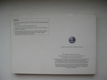 SAAB 95 YS3E Польское руководство Saab 9-5 I 97-05