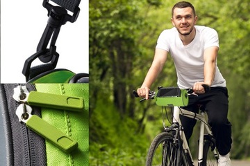ROWEROWA SAKWA WODOOPORNA MAPNIK TOREBKA NA RAMIĘ NA TELEFON POJEMNA 3L