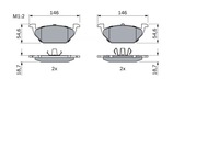 фото thumb №15, Гальмівні диски i гальмівні колодки задня seat mii skoda citigo vw up bosch