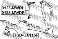 фото thumb №7, Втулка стабілізатора передній wycofany
