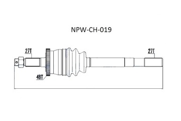 фото thumb №11, Полуось приводная jeep grand cherokee 99-04 with vari-lock правая nty