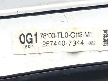 фото thumb №5, Спідометр  honda accord viii 78100-tl0-g113-m1 2.2 150km прилади