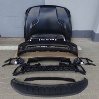 фото thumb №3, Kompletny бампер капот решётка радиатора хром dodge ram 1500 2013-2018