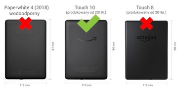 Чехол для Kindle 10 Touch 2019, силиконовая задняя часть, оранжевый