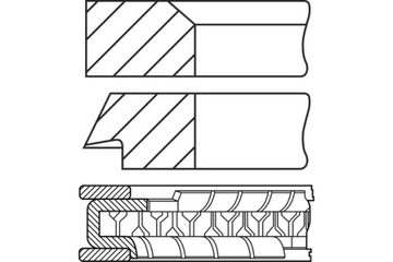 фото thumb №2, 72.5 набір кільця поршень daihatsu charade viii subaru trezia