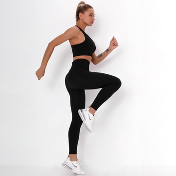 Спортивный комплект из двух предметов SET LEGGINGS топ FITNESS Gym SET L