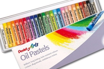 Масляные пастельные мелки Pentel, 25 цветов.