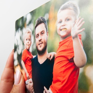 Prezent na chrzest podziękowanie dla gości magnes ze zdjęciem dziecka 48h