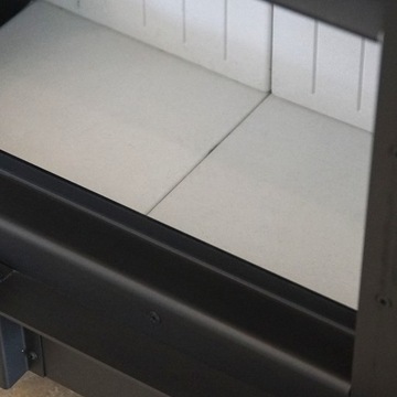 KOMINEK NAROŻNY WKŁAD KOMINKOWY STALOWY KRATKI Zibi 11Kw DECO - Prawy Ø 180