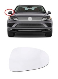 фото thumb №1, Вкладыш зеркало наружного vw touareg 10-18 правый 7p6857522c