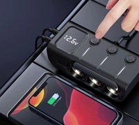 фото thumb №9, Розподільник роз'єм прикурювача 12-24v usb pd 35w woltomierz 120w legacy